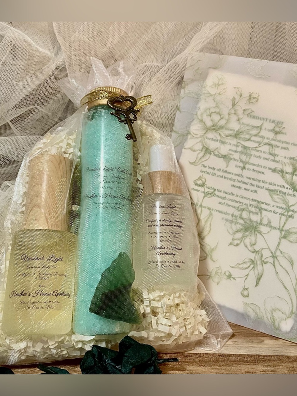 Heather's House Apothecary Turquoise Bath & Body Gift Set